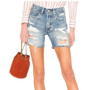 Levi's Indie Denim Short Size 29 blue ripped